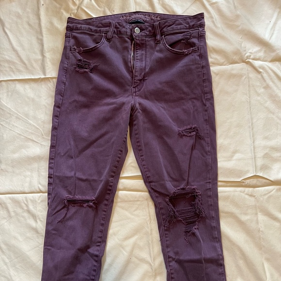 American Eagle Outfitters Denim - American Eagle Super Hi-Rise Jegging - Size 12 Short